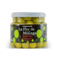 ACEITUNA PARTIDAS FLOR DE MALAGA 300Gr