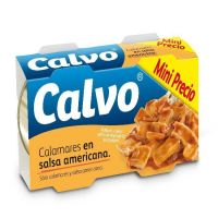 CAL CALAMARES EN SALSA AMERICANA 2X80Gr. 20p.